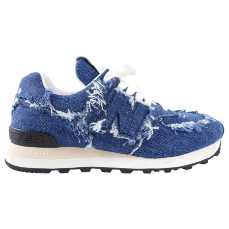 Miu Miu x New Balance Denim Frayed Sneakers - 36.5 / 37