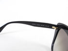 Miu Miu Black Cat Eye Acetate Sunglasses with White Logo