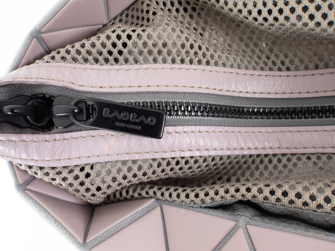Issey Miyake Bao Bao Pastel Lilac Purple Crystal Matte Tote