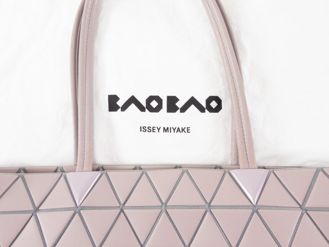 Issey Miyake Bao Bao Pastel Lilac Purple Crystal Matte Tote