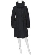 Moncler Black Nylon Sables Puffer Coat - 4