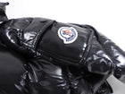 Moncler Shiny Black Puffer Hooded Brouel Jacket - M