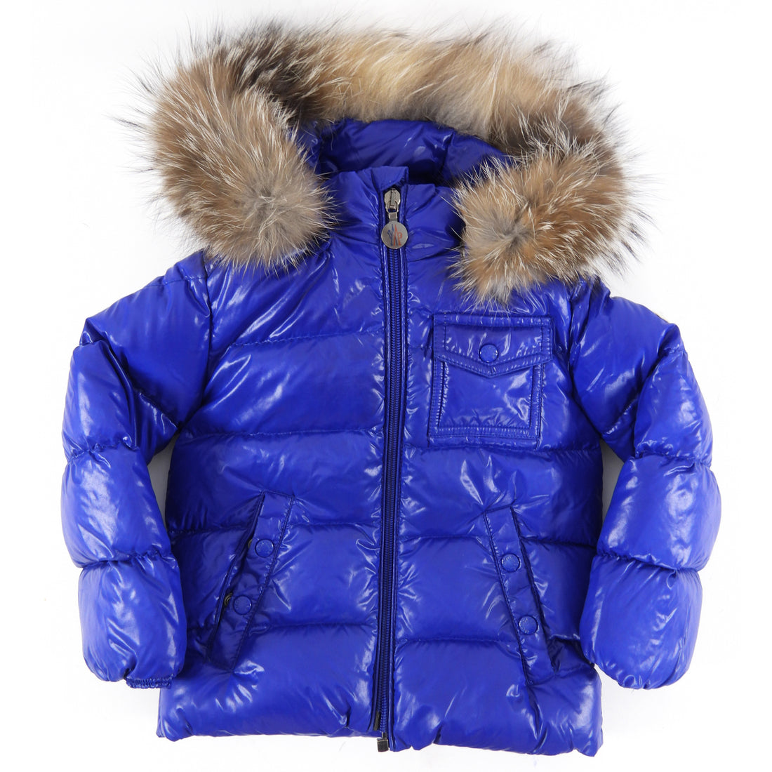 Moncler Baby Blue Down Puffer K2 Parka Coat 2Y