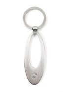 Mont Blanc Brushed Stainless Steel Oval Key Ring Chain