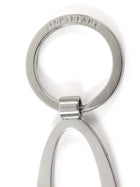 Mont Blanc Brushed Stainless Steel Oval Key Ring Chain