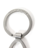 Mont Blanc Brushed Stainless Steel Oval Key Ring Chain