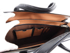 Mont Blanc Black Leather Slim Executive Briefcase Work Bag