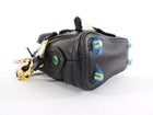 Moschino Couture Black Leather Biker Jacket Mini Chain Shoulder Bag