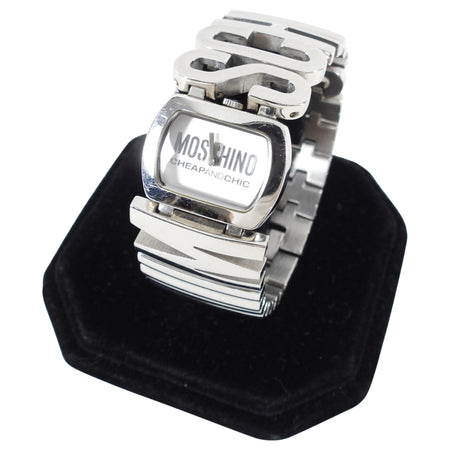 Moschino Cheap & Chic Stainless Logo Bracelet Watch