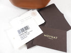 Moynat Brown Logo Canvas Bucket Bag