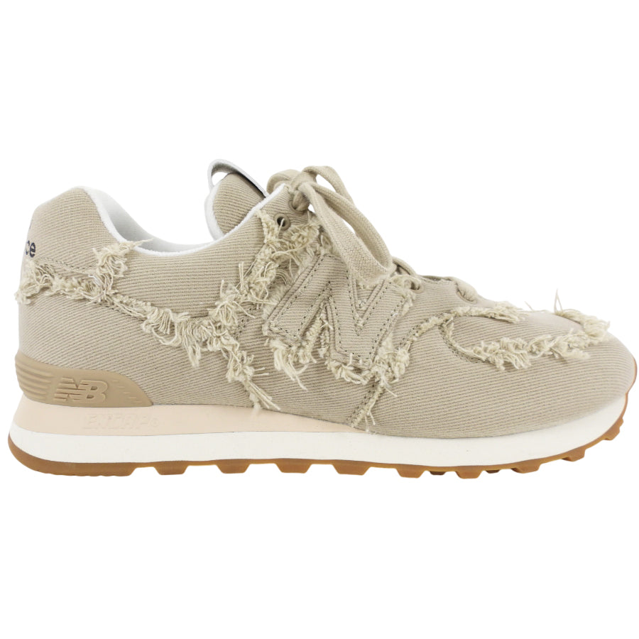 Miu Miu x New Balance Beige Frayed 574 Sneakers - 39.5