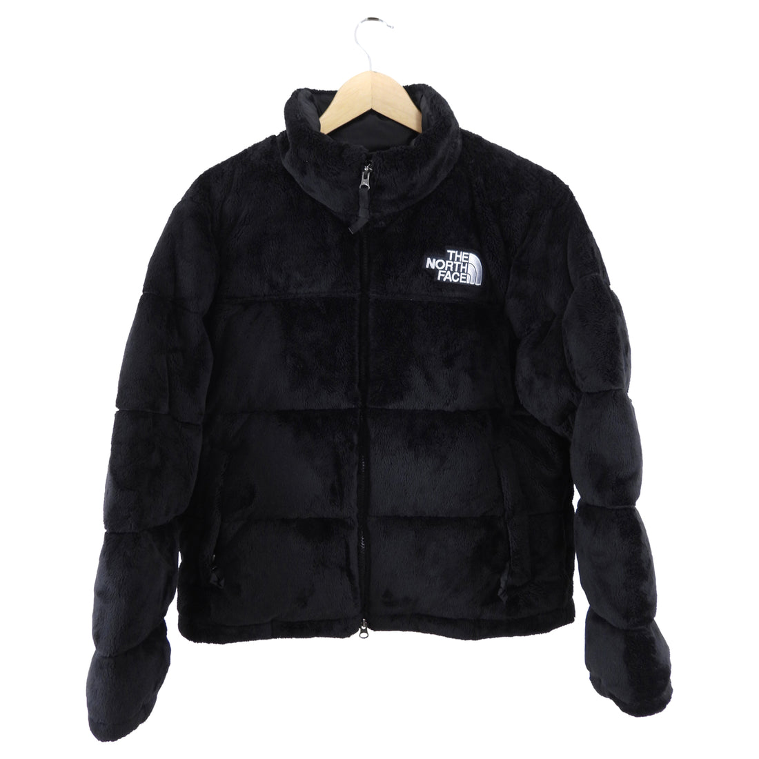 The North Face Black Velour Puffer Coat - M (6)