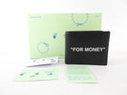 Off White Black Leather For Money Bifold Wallet