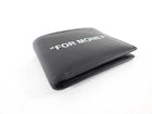 Off White Black Leather For Money Bifold Wallet