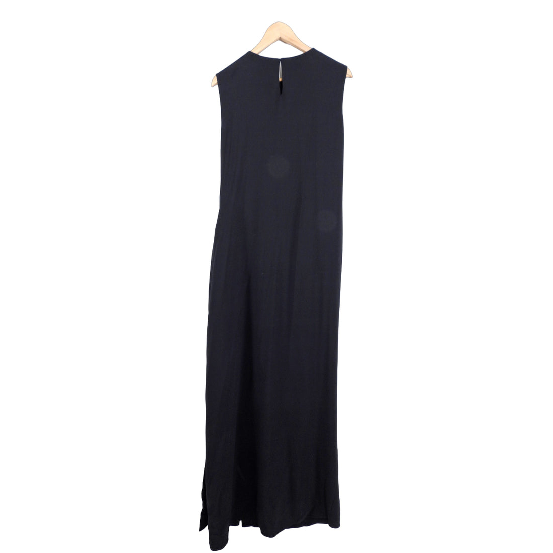 Oscar de la Renta Black Sleeveless Crystal Embellished Gown - L / XL