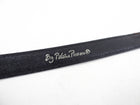 Paloma Picasso Vintage 1990's Skinny Black Belt - 30-32