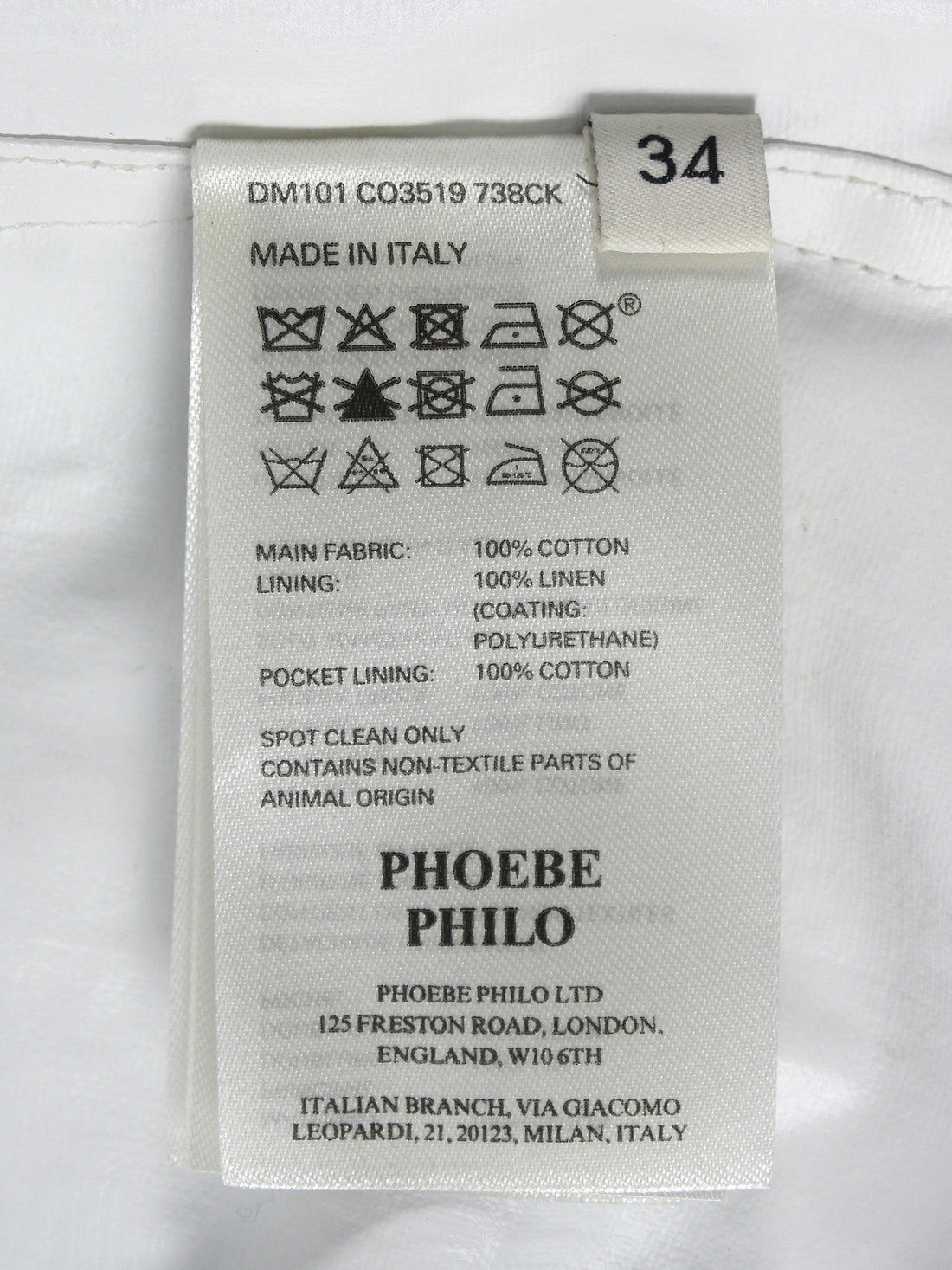 Phoebe Philo Cotton Twill Coated the Big Trench Coat - XS / US 4-6