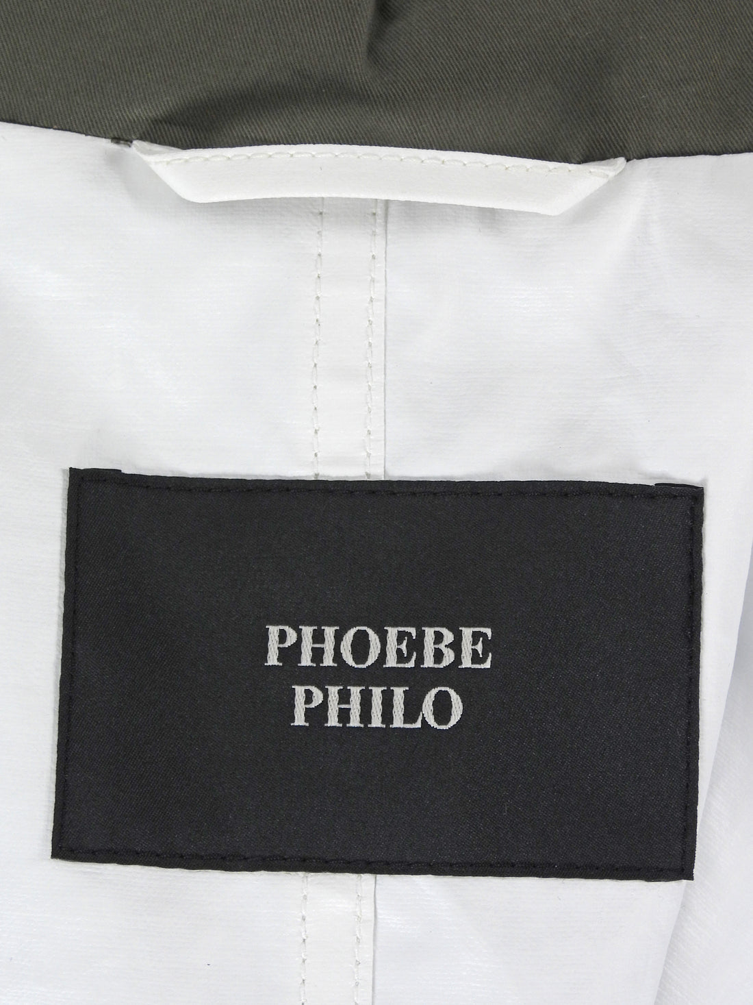 Phoebe Philo Cotton Twill Coated the Big Trench Coat - XS / US 4-6
