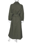 Phoebe Philo Cotton Twill Coated the Big Trench Coat - XS / US 4-6