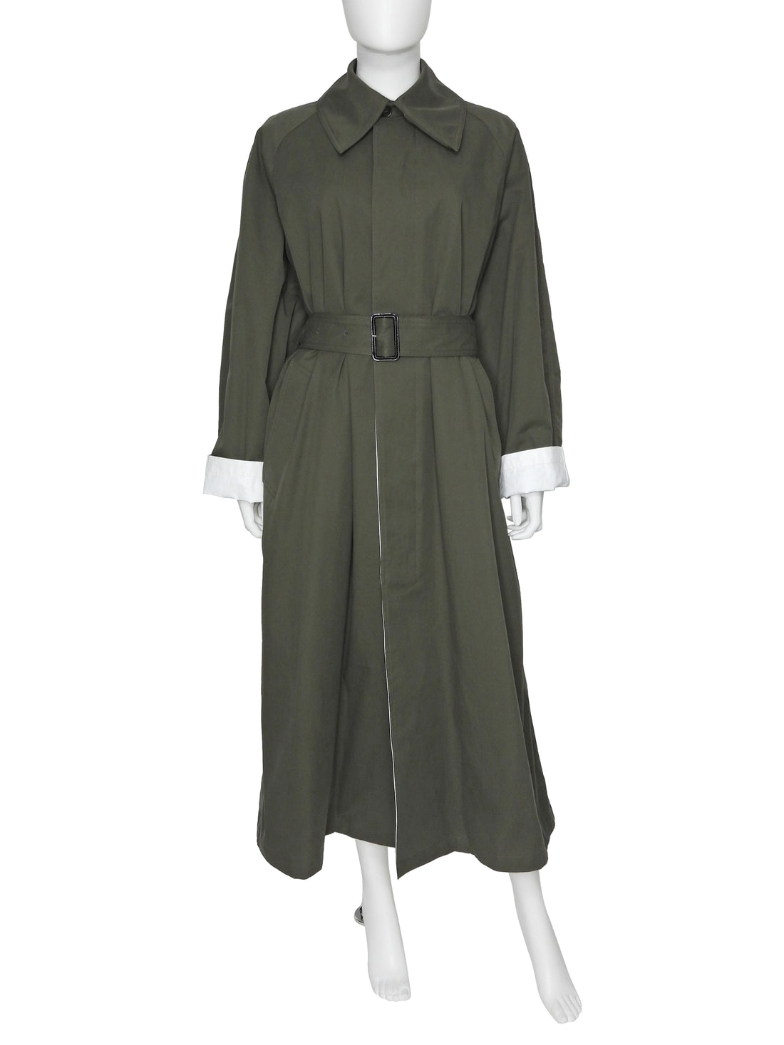 Phoebe Philo Cotton Twill Coated the Big Trench Coat - XS / US 4-6