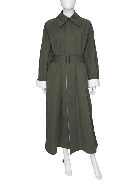 Phoebe Philo Cotton Twill Coated the Big Trench Coat - XS / US 4-6