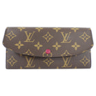 Louis Vuitton Monogram Coated Canvas Emilie Wallet
