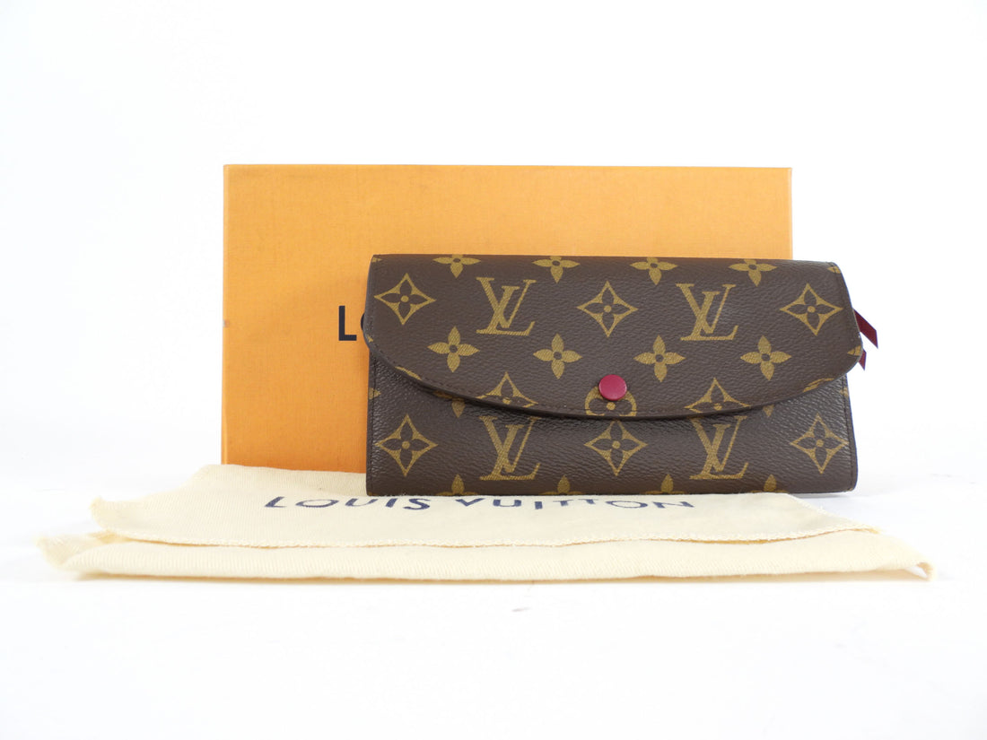 Louis Vuitton Monogram Coated Canvas Emilie Wallet