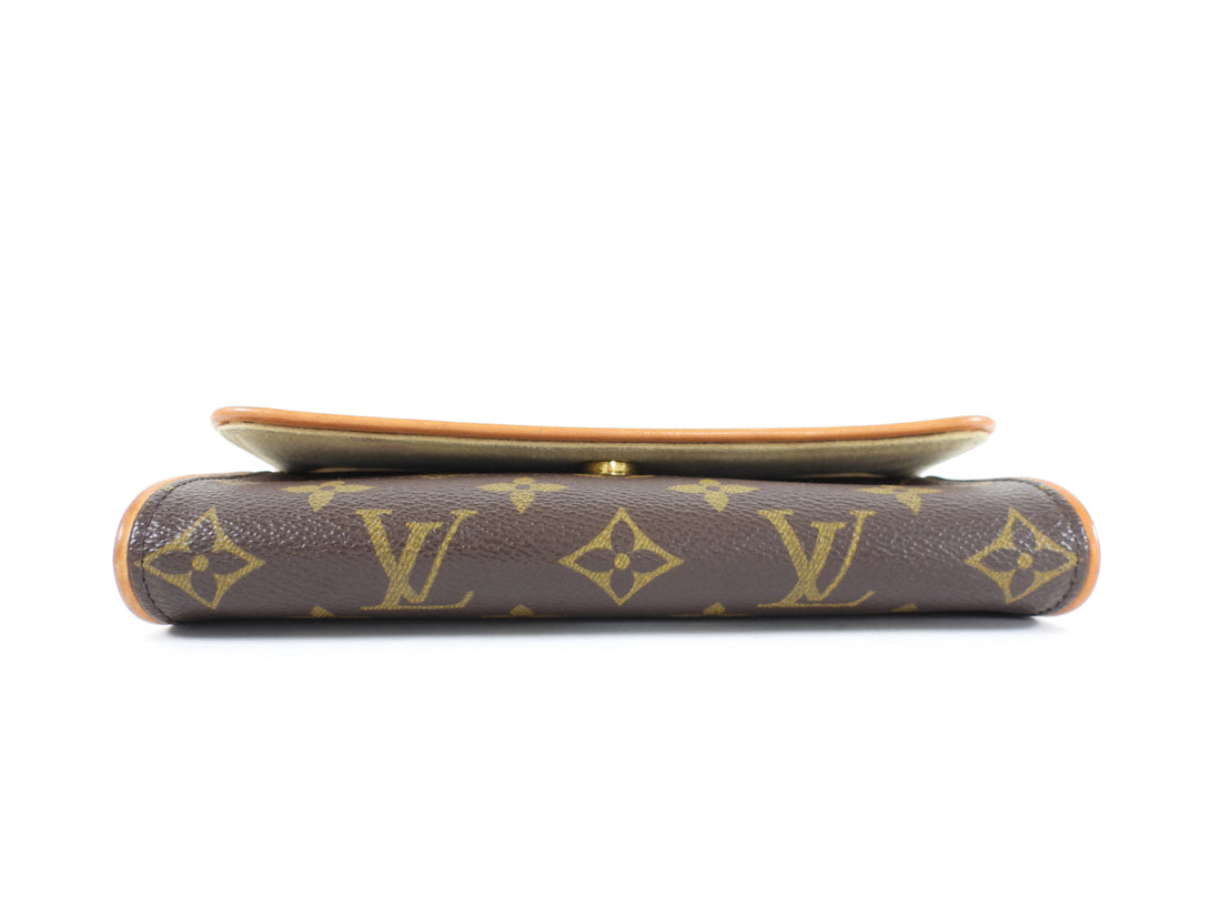 Louis Vuitton Monogram Coated Canvas Twin Pochette PM