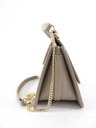 Polene Numero Sept Small Taupe Leather Two-Way Bag