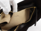 Polene Nodde Hobo Bag in Smooth Ebony Leather