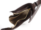 Polene Nodde Hobo Bag in Smooth Ebony Leather
