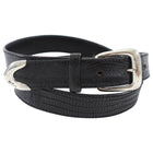 Polo by Ralph Lauren Vintage 1990's Lizard and Sterling Silver Belt - 23-31