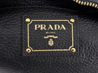 Prada Black Vitello Daino Leather Two Way Satchel Bag