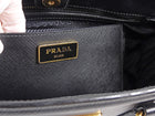 Prada Black Saffiano Top Handle Small Tote Bag