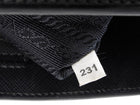 Prada Black Saffiano Top Handle Small Tote Bag