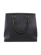 Prada Black Saffiano Top Handle Small Tote Bag