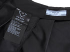Prada Black Tech Jersey Triangle Logo Plaque Turtleneck - 44
