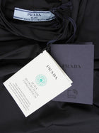 Prada Black Tech Jersey Triangle Logo Plaque Turtleneck - 44
