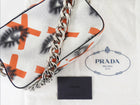 Prada 2016 Vitello Daino Leather Eye Inside Chain Shoulder Bag