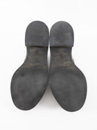 Prada Black Brushed Leather Chunky Loafer - 36