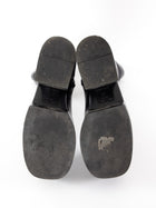 Prada Black Stretch Nappa Leather Platform Block Heel Boots - 37