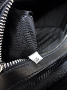 Prada Black Leather Nappa Leather Bowler Bag