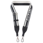 Prada Black and White Logo Bag Strap