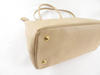 Prada Saffiano Leather Medium Nude Galleria Tote Bag