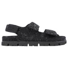 Prada Re-Nylon Crystal Strass Dad Sandals Black - 38.5