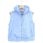 Prada Tessuto Nylon Light Blue Hooded Windbreaker Vest - S / M