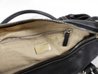 Prada Black Glace Calf Leather Bowler Shoulder Bag