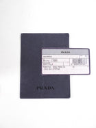 Prada Black Soft Calf Leather Two Way Tote Bag