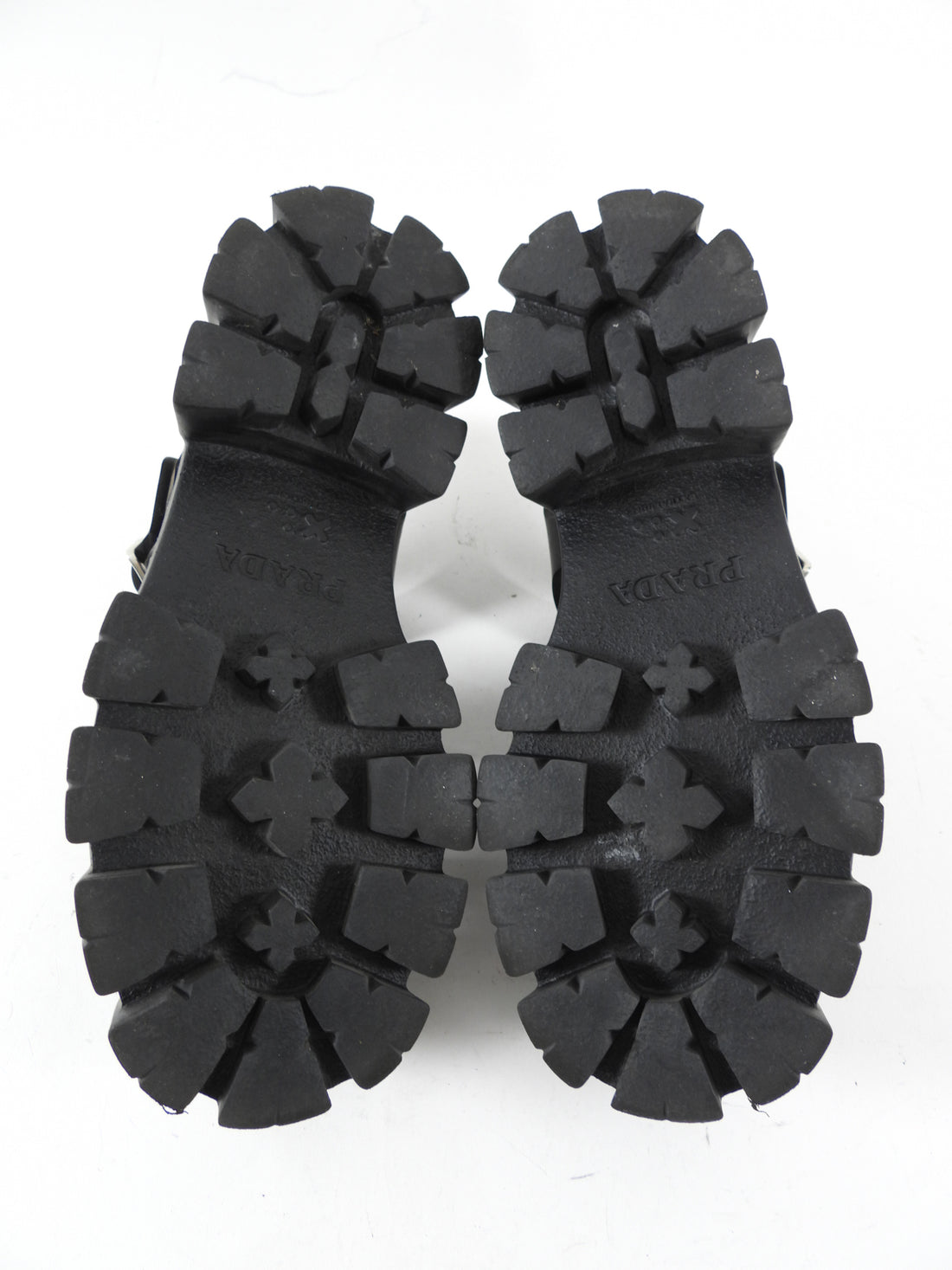 Prada Rubber Monolith Fisherman Sandals - 37
