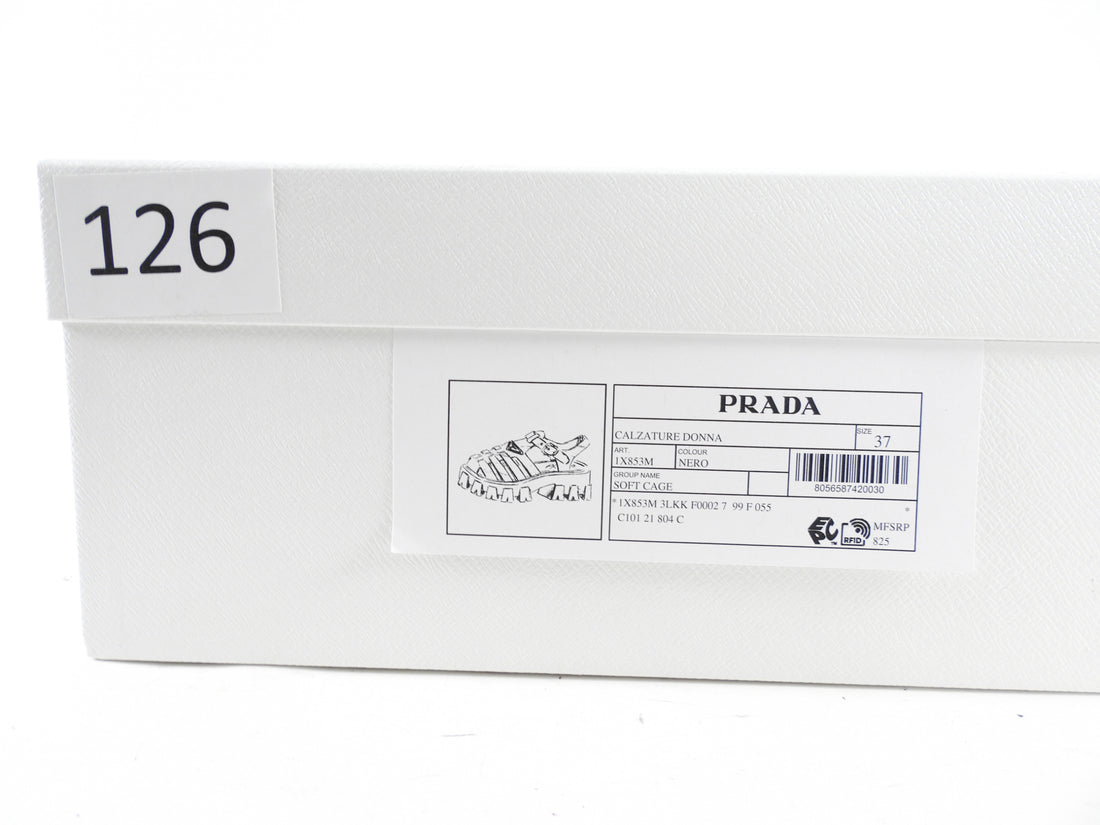 Prada Rubber Monolith Fisherman Sandals - 37